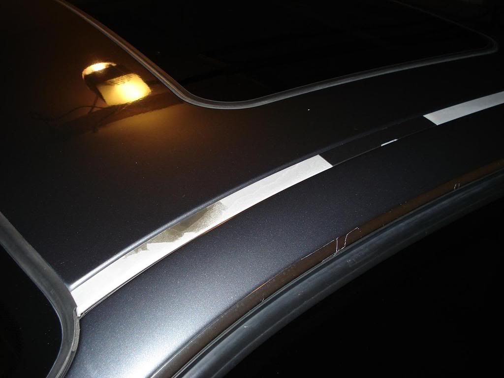 Roof Molding Removal