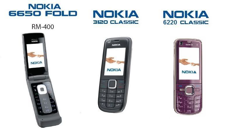  Nokia 3120 Classic & Nokia 6220 Classic & Nokia 6650 Fold .