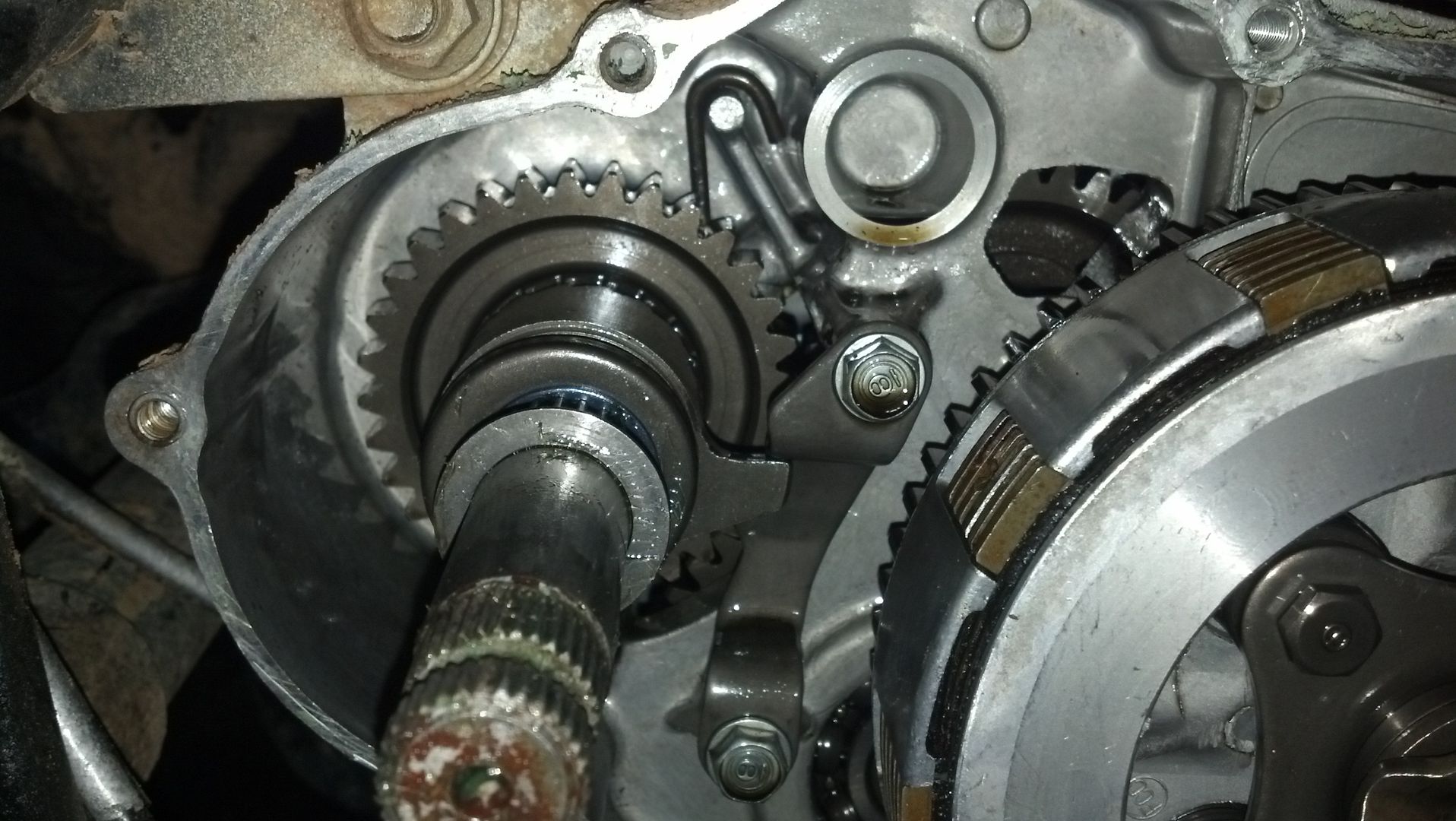 Honda fourtrax clutch repair #6