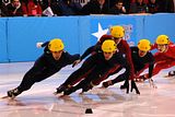 Apolo Ohno,Jeff Simon,Ryan Bedford,JR Celski,Barry Winslow