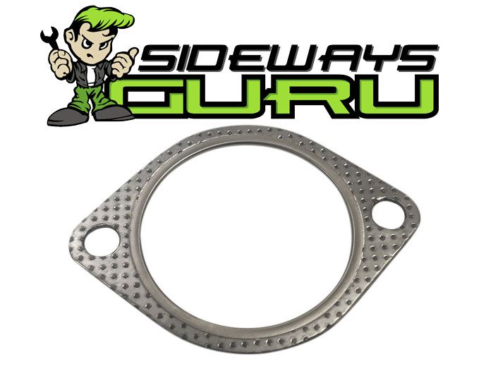 3" 3.0 Inch 2 Bolt Exhaust Gasket Greddy HKS Apexi Invidia Megan Cobb