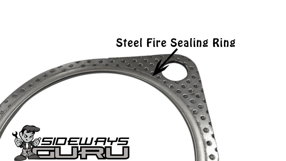 3" 3.0 Inch 2 Bolt Exhaust Gasket Greddy HKS Apexi Invidia Megan Cobb