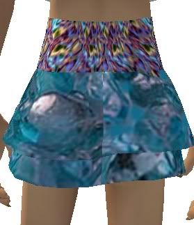 Aqua-Zirconion layered skirt 3