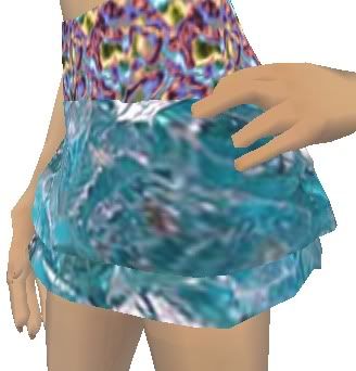 Aqua-Zirconion layered skirt  5