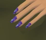 Purple Star Delight Nails 4