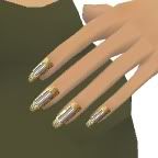 Silver &amp; Gold Shiny Nails 2