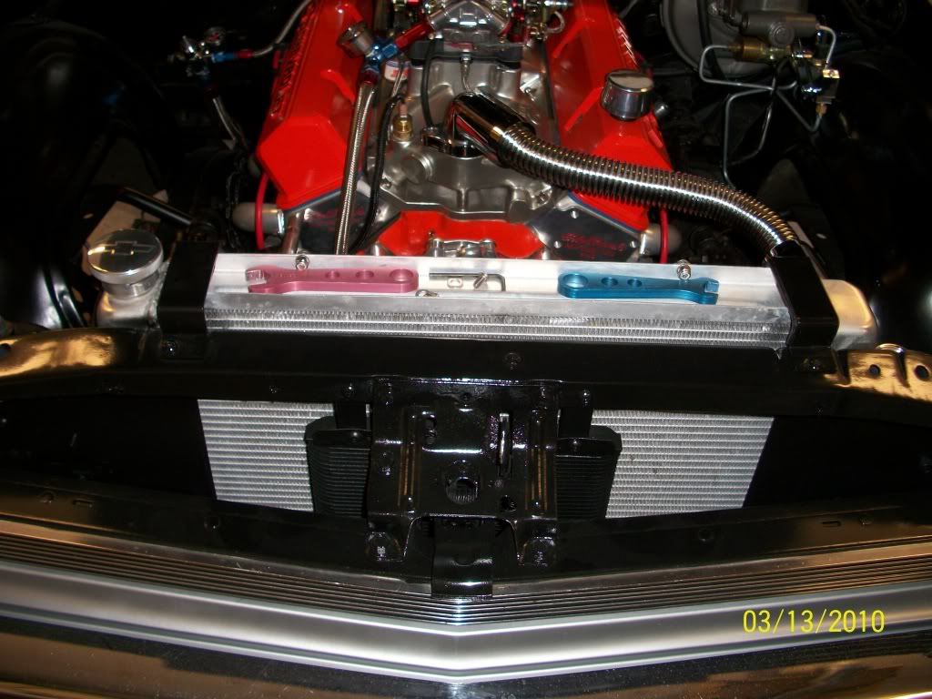 Trans cooler mounting location Pics please. Chevy Nova Forum