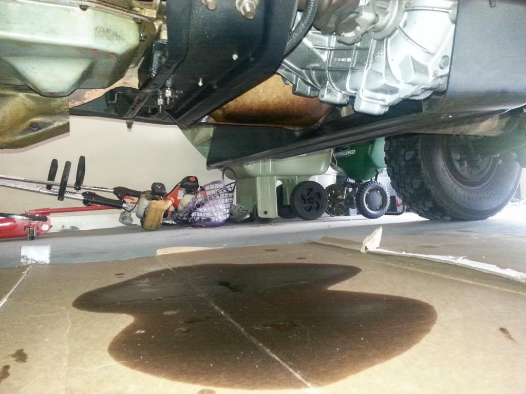 Bad trans fluid and oil leak Ford Bronco Forum