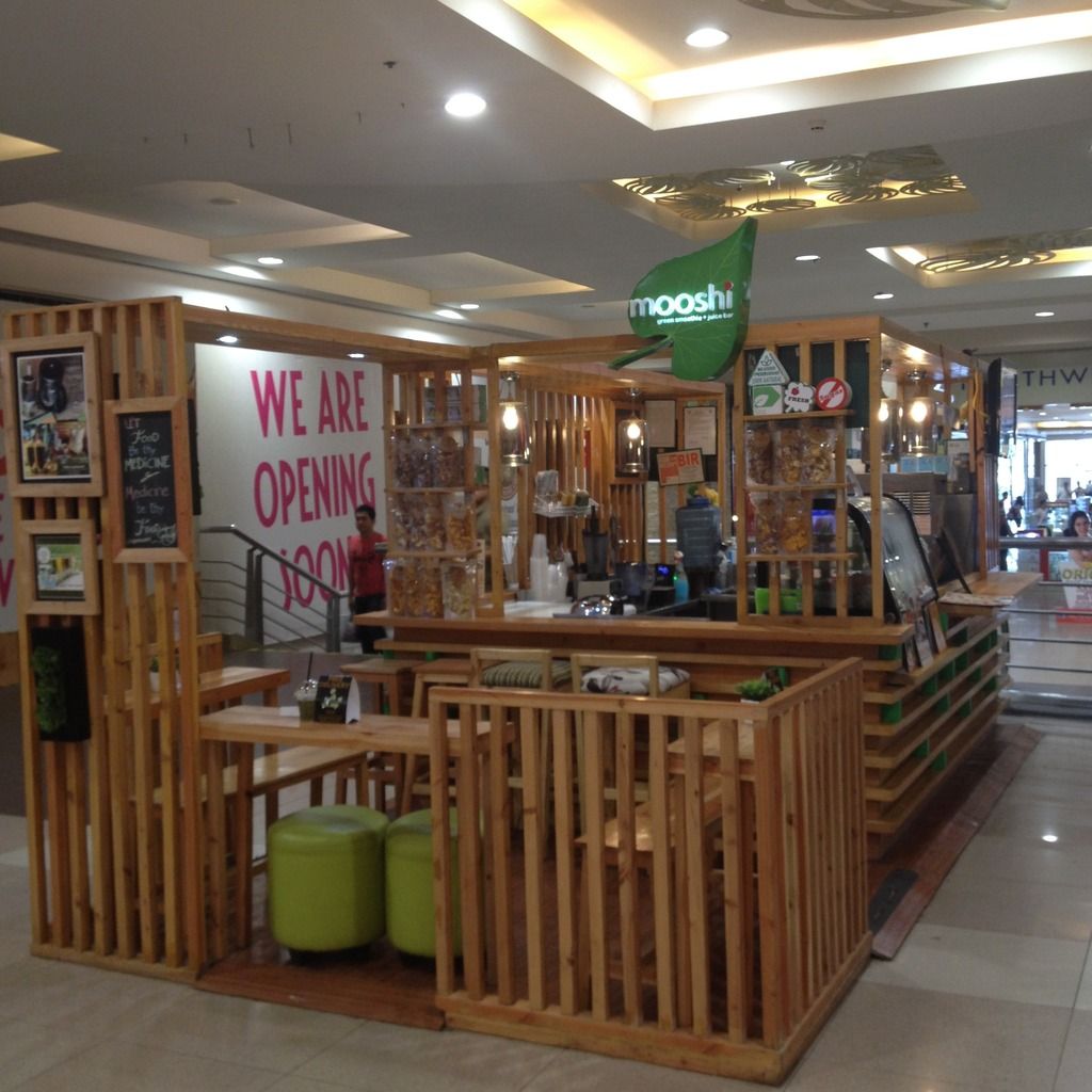Mooshi Greenbar in Cebu City, Philippines Mooshi Greenbar at SM City Cebu in Cebu City, Philippines