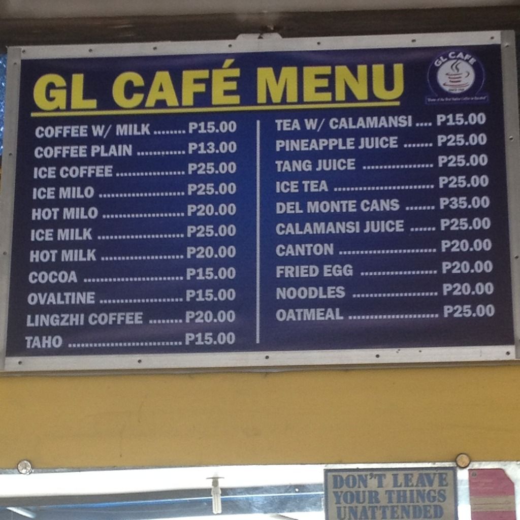 GL Cafe in Bacolod City, Negros Occidental, Philippines
