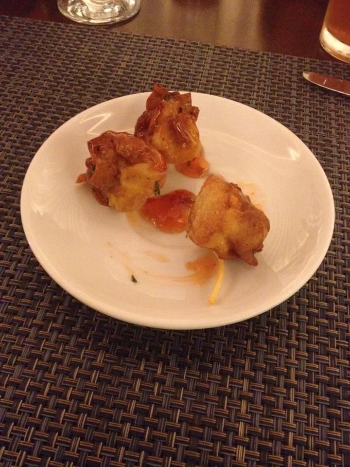 H Cafe at Harold's Hotel in Cebu City, Philippines Fried wanton at H Cafe in Cebu City, Philippines