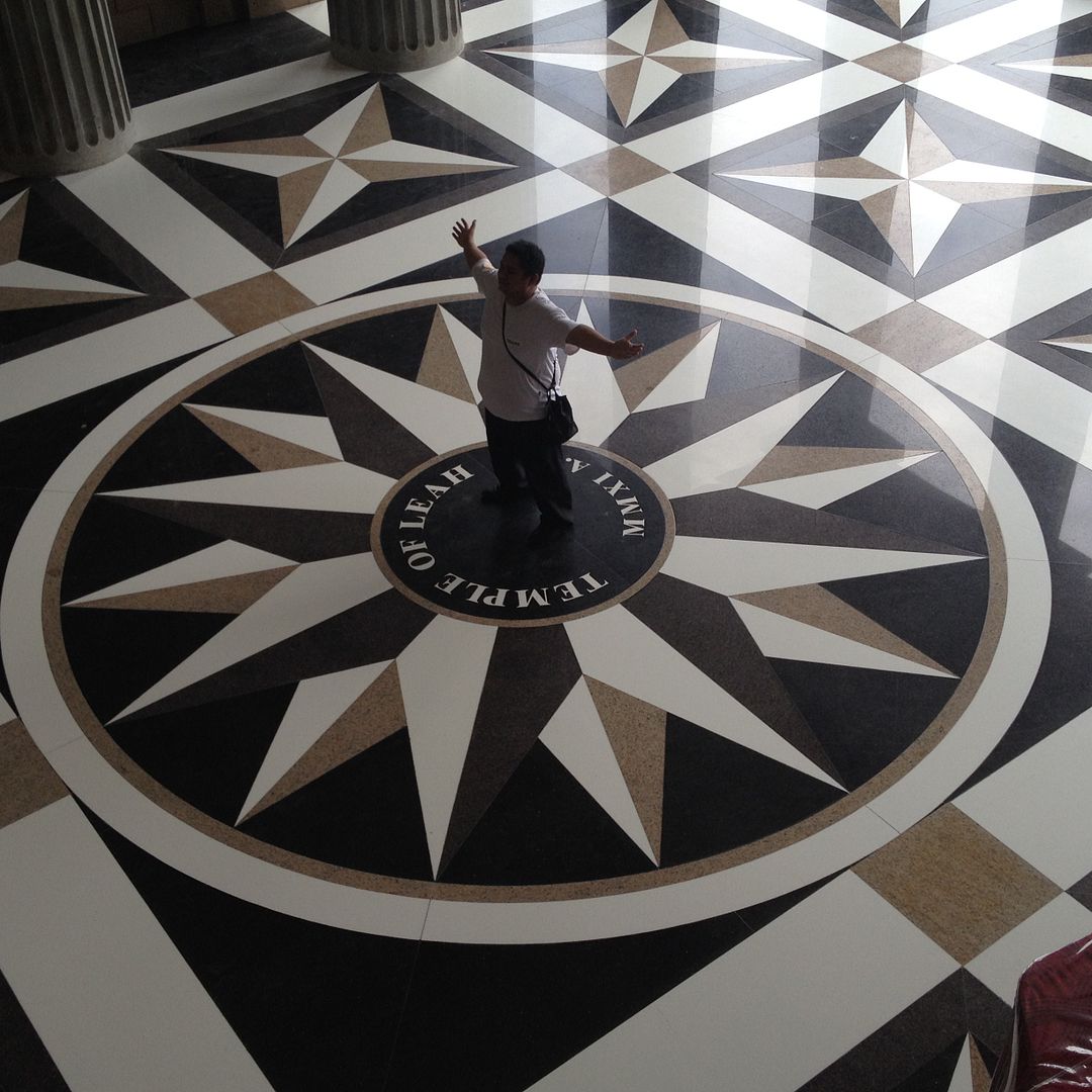 mystical star at the Temple of Leah in Cebu City, Philippines