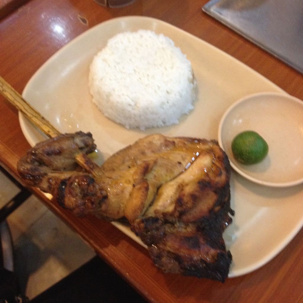 Chicken Inasal at Mang Inasal in Cebu, Philippines