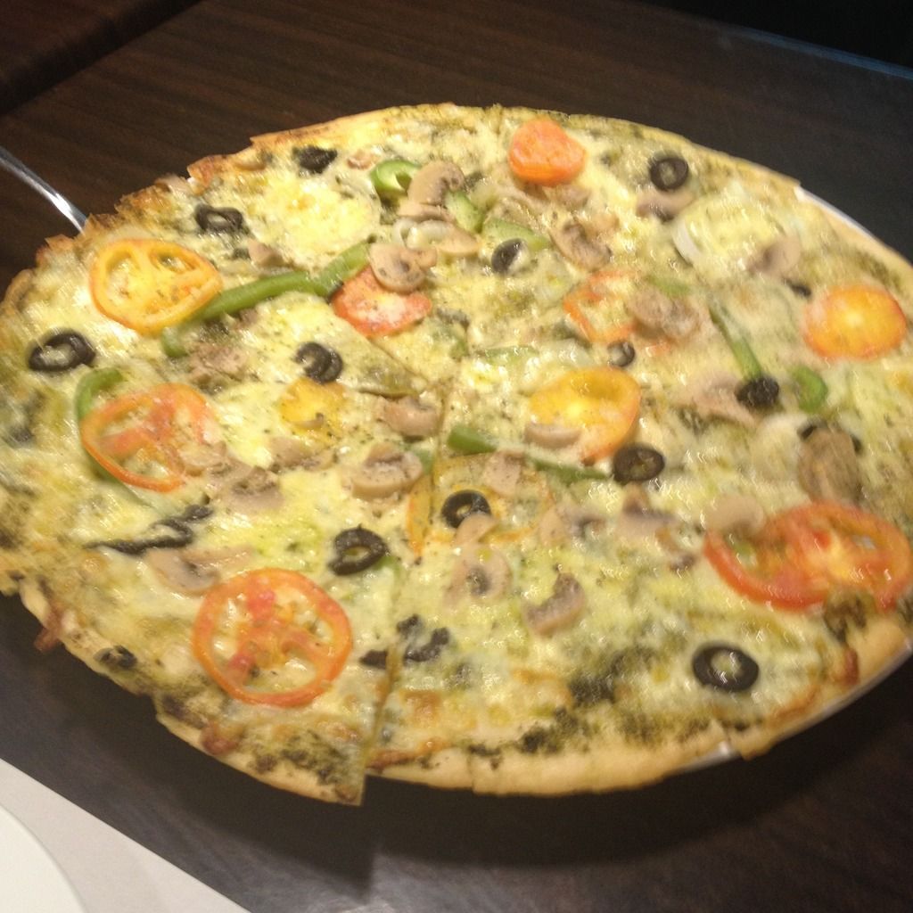 Handuraw Pizza in Cebu City, Philippines Vegetariam pizza at Handuraw Pizza in Cebu City, Philippines