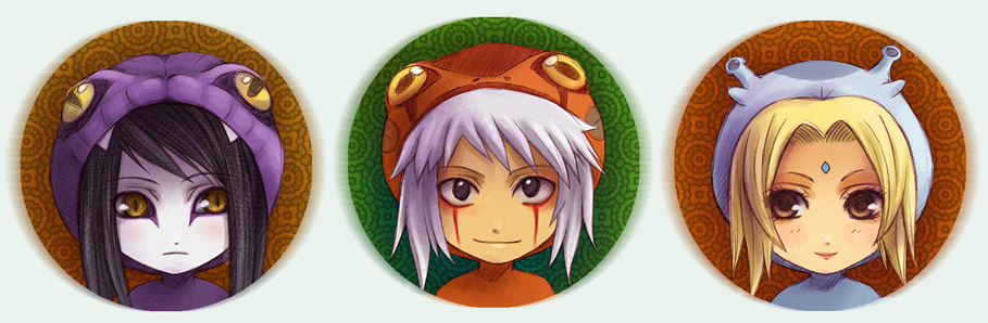 Naruto_Button_set_3_Sannins_by_Ugly.png picture by Sime-chan