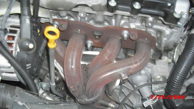 Nissan altima exhaust manifold leak #2