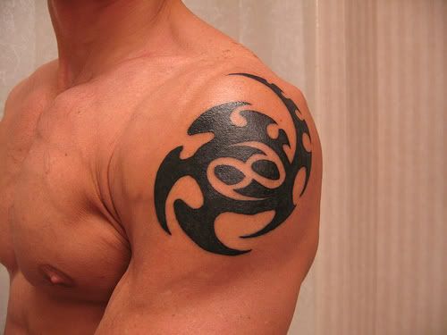 cancer zodiac tribal tattoo