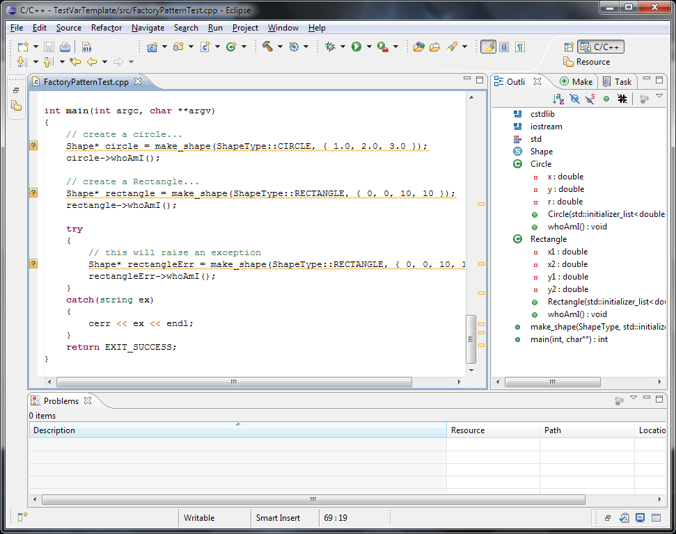 Factory Pattern in C++: a simple example