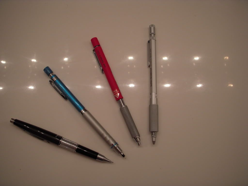 Japanese Mechanical Pencil Comparison Review Fountain Pen Reviews The Fountain Pen Network