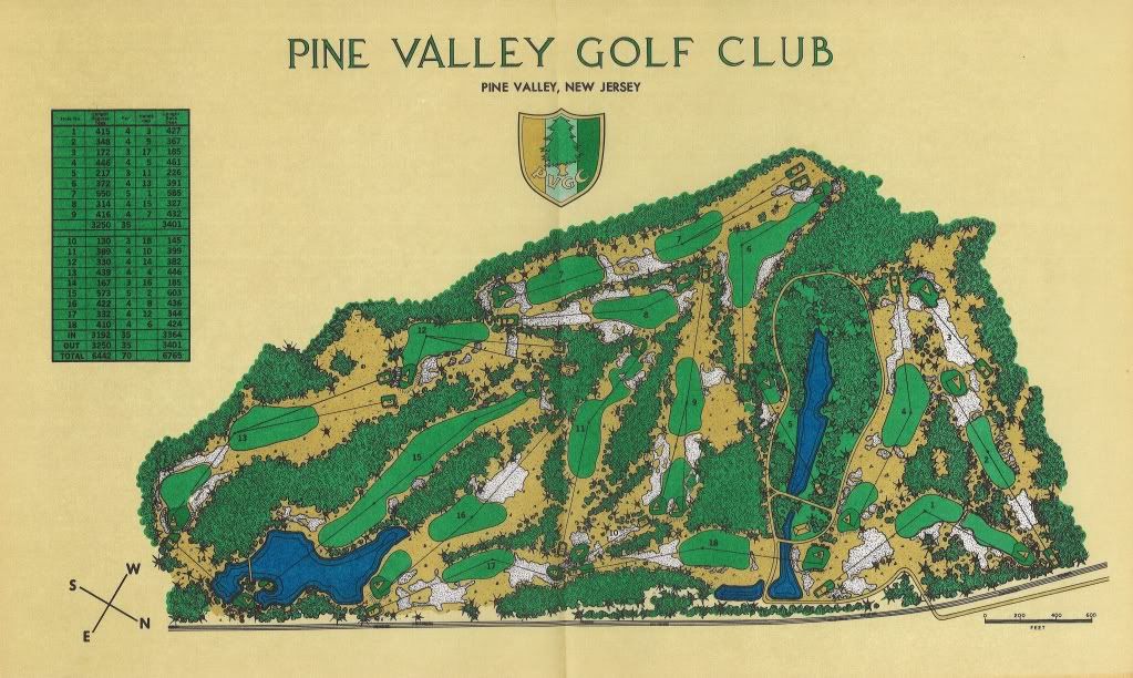 Recreation of Pine Valley Golf Club - WIP Maps - Maps ...