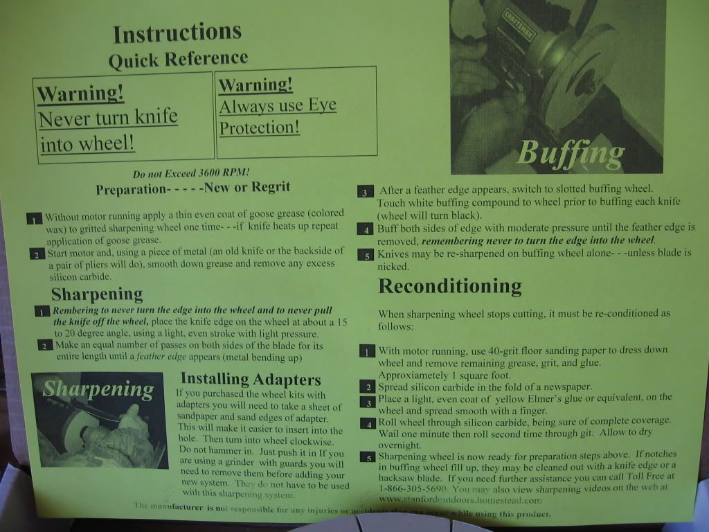 Charlies Wheels Paper Wheel sharpening system complete setup