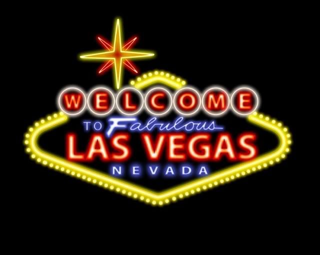 vegas baby sign. Just think after Vegas its