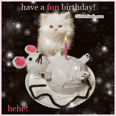 catmousebday.gif happy birthday kitten mouse cake image by dcnwrocks