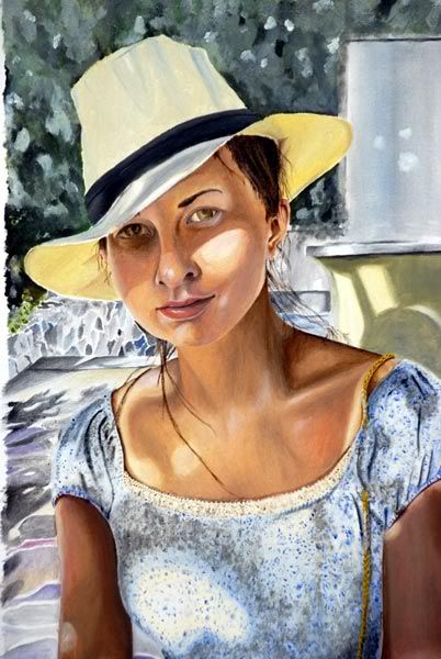 portrait painting background. Portrait Painting