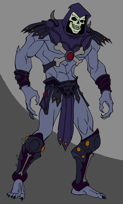 skeletor from he man cartoon