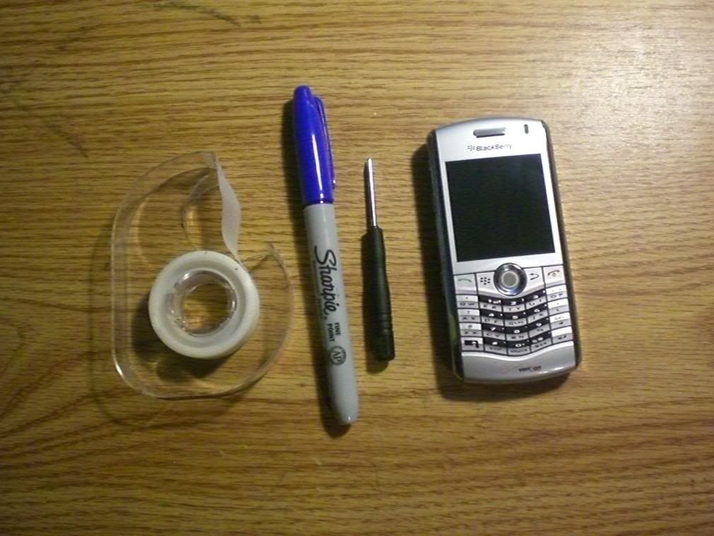 *TUTORIAL*How to change trackball color on Blackberry Pearl 8130 (with