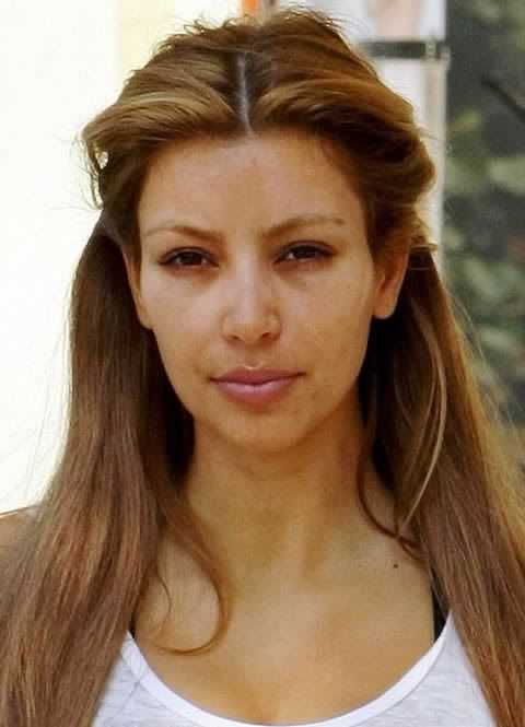 kim kardashian no makeup. kim kardashian no makeup 2010.