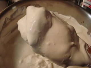Make sure to get rid of the chunks of cream cheese