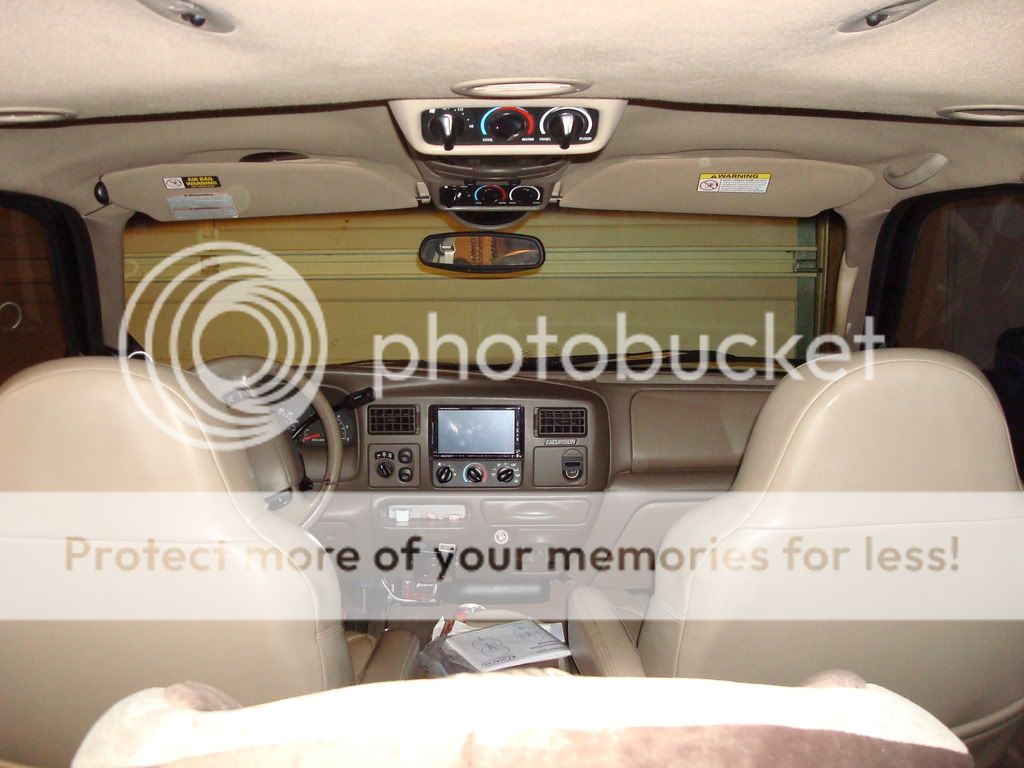 New head unit and headrest monitors installed!! Ford Truck Enthusiasts Forums