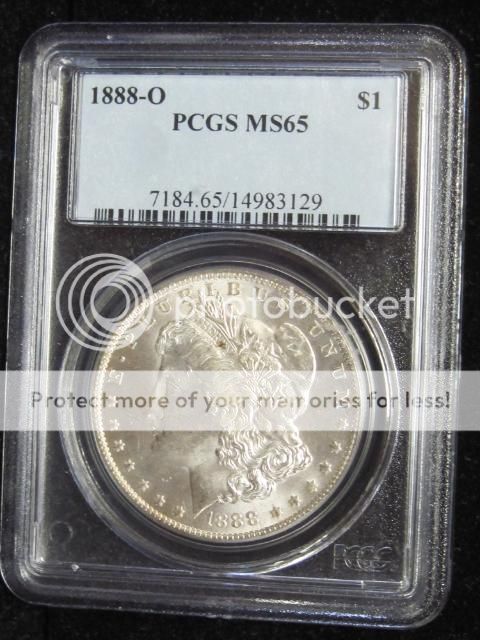 1888 O Silver Morgan Dollar PCGS MS65  