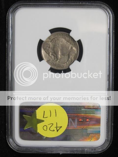 1913 D Buffalo Nickel Type 1 NGC AU 53  