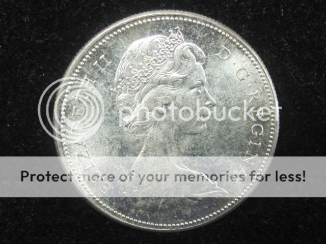 1965 Silver Canada Dollar   Canoe   Elizabeth II   Nice Coin  