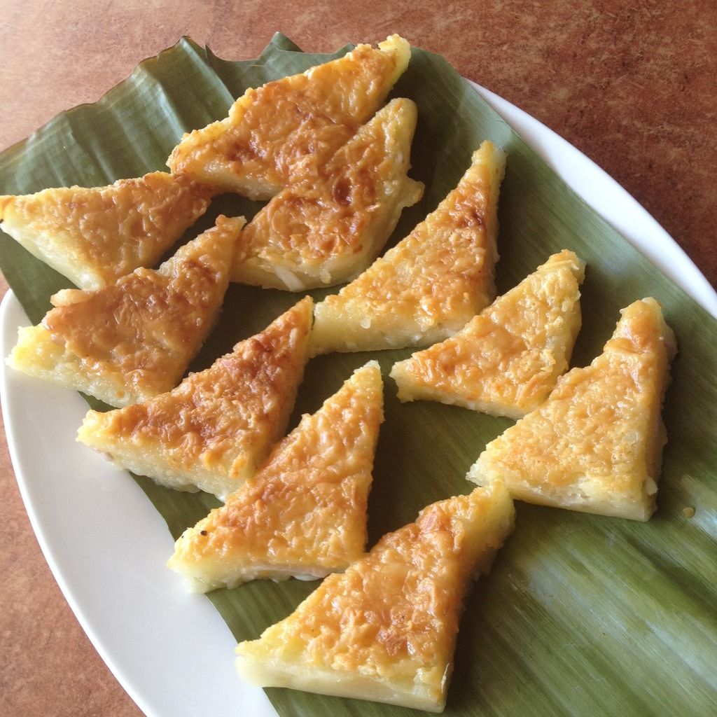 Jojie's Painitang Bol-anon in Tagbilaran City, Bohol, Philippines Cassava Cake at Jojie's Painitang Bol-anon in Tagbilaran City, Bohol, Philippines