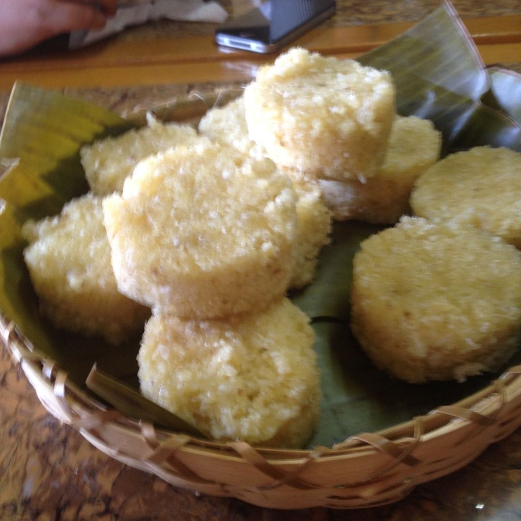 Jojie's Painitang Bol-anon in Tagbilaran City, Bohol, Philippines Puto balanghoy from Jojie's Painitang Bol-anon in Tagbilaran City, Bohol, Philippines