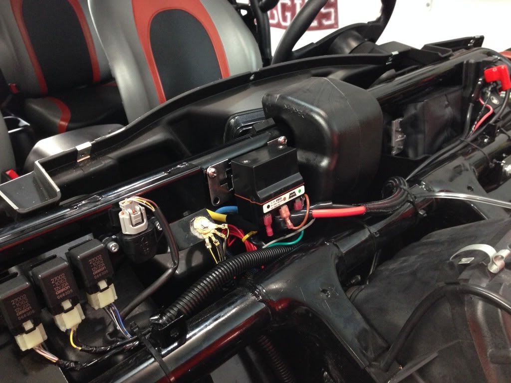 Next, I wanted to see the location of the stock CVT vents. They are not as high as the engine intake. They are located under the front center console, ...